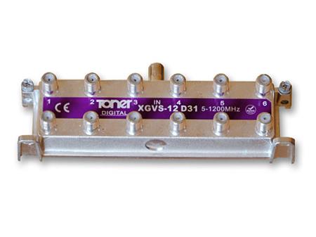 Anténní rozbočovač Toner XGVS-12D31, DOCSIS 3.1, 12 x 12.6 dB