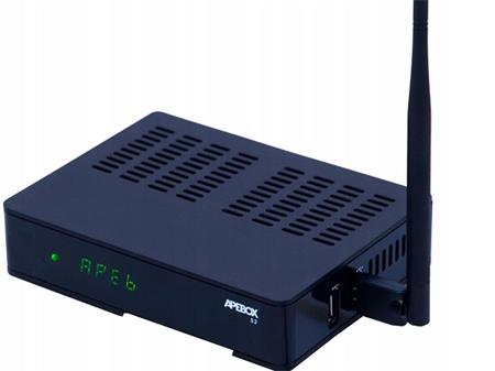 Apebox S2 WiFi, satelitní přijímač H.265, uničtečka, Fastscan Skylink