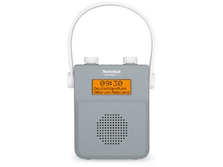 Digitální rádio TechniSat DigitRadio 30, do koupelny, šedá