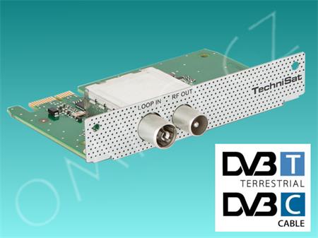 Dvojitý tuner DVB-C/DVB-T pro přijímač TechniSat STC