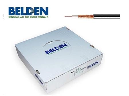 Koaxiální kabel Belden H125CU PE- 7mm černý, karton 100m, venkovní