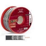 Koaxiální kabel Lokmann Germany CU/AL PVC 7,0mm, LTE+ 5x stíněný 135 dB, černý