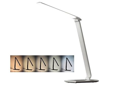 LED stolní lampa Solight WO37-W, bílá, max 12W, 700lm, 3000K-6000K, dotyková