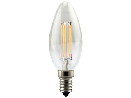 LED žárovka EMOS Z74214, E14, 4W, 465lm, 4100K, neutrální bílá, čirá