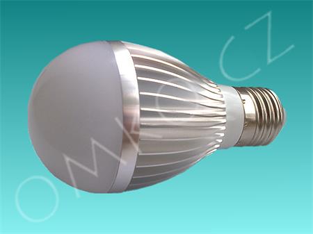 LED žárovka TechniLED E27S4M, 4W, 400 lm, studená bílá, mléčná
