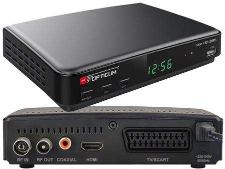 Opticum Lion HD 265 Plus, PVR, DVB-T2
