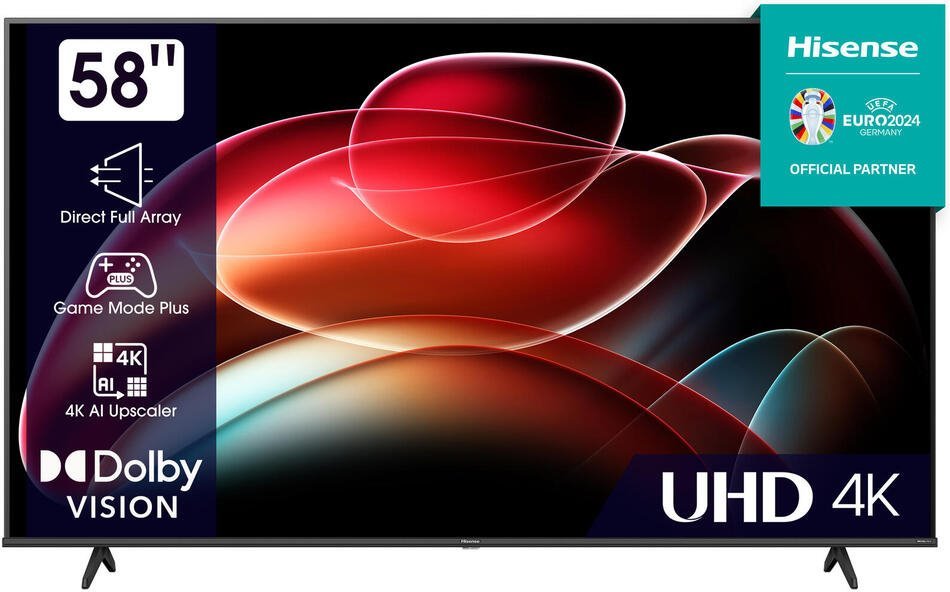 Televizor Hisense 58A6K UHD LED Smart, HbbTV, Netflix