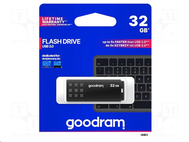 USB flash disk GOODRAM UME3 32 GB, USB 3.2 gen1