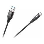 USB kabel REBEL pro Android, USB-C, 200cm, černý