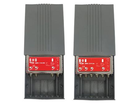 Anténní domovní zesilovač FTE AMC 110, VHF, 2x UHF, 5G LTE filtr, 28dB