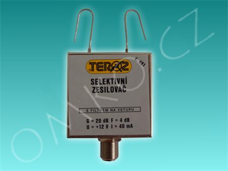 Anténní kanálový zesilovač Teroz T 481 F, K24 + K34, 20dB