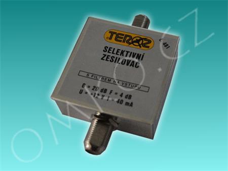 Anténní kanálový zesilovač Teroz T 481 X, K21 + K31, 20dB