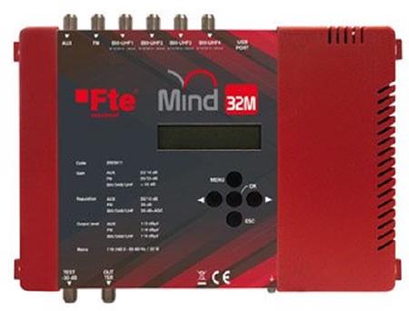 Anténní programovatelný zesilovač FTE Mind 32M, 116 dB, 32 filtrů