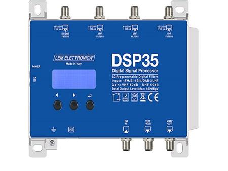 Anténní programovatelný zesilovač LEM DSP35-5G, 32 filtrů, 5x vstup, 60 dB