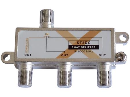 Anténní rozbočovač EXELENTO ST3DC, 5-1000 MHz, 3 výstupy
