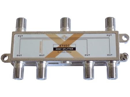 Anténní rozbočovač EXELENTO ST6DC, 5-1000 MHz, 6 výstupů