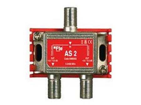 Anténní rozbočovač FTE AS 2, F 3.5 dB, 2 výstupy, 5-2400 MHz