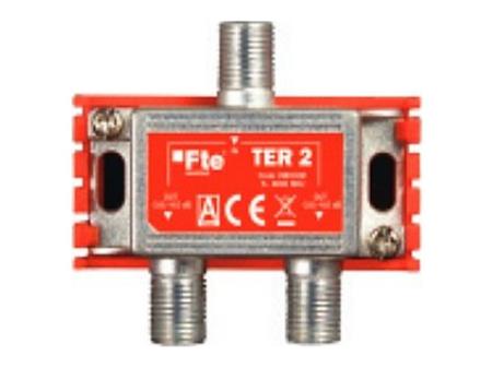 Anténní rozbočovač FTE TER 2, F 3.5 dB, 2 výstupy, 5-1000 MHz