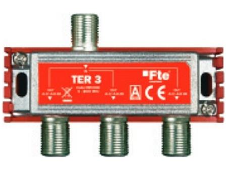 Anténní rozbočovač FTE TER 3, F 7.5 dB, 3 výstupy, 5-1000 MHz