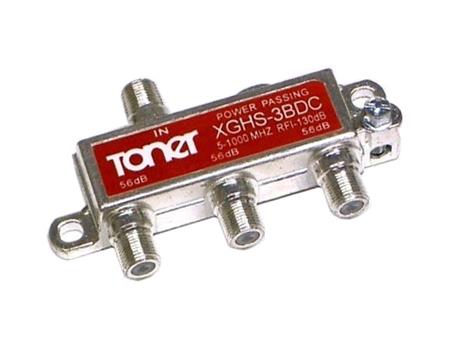 Anténní rozbočovač Toner XGHS-3BDC, 3x 6.5 dB