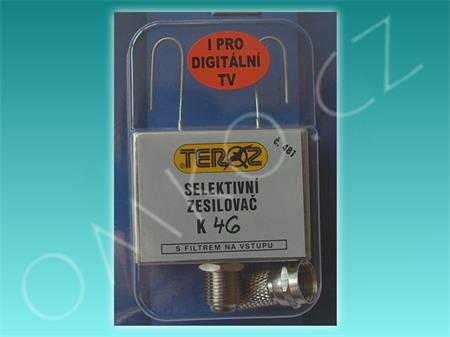 Anténní zanálový zesilovač Teroz T 481 F, K56, 20dB