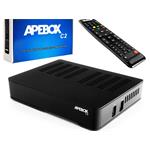 Apebox C2, combo satelitní/terestriální přijímač H.265, uničtečka, Fastscan Skylink, Freesat