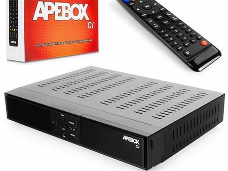 Apebox CI, combo satelitní/terestriální přijímač H.265, CI slot+uničtečka, Fastscan Skylink
