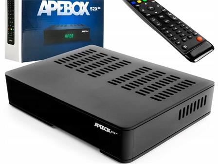 Apebox S2X 4K, UHD satelitní přijímač H.265, uničtečka, Fastscan Skylink