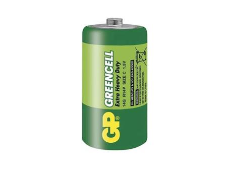 Baterie GP Greencell, R14P, velikost C