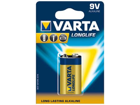 Baterie VARTA 9V, alkalická LONGLIFE