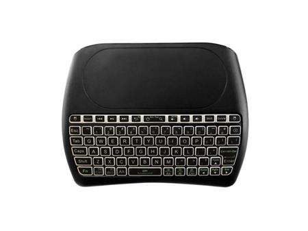 Bezdrátová klávesnice Tesla Device D8mini, touchpad, černá