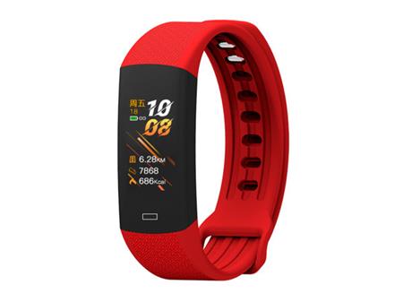 Chytré hodinky Wendy H01, zdravotní funkce, aplikace pro iOS i Android, červená