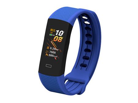 Chytré hodinky Wendy H01, zdravotní funkce, aplikace pro iOS i Android, modrá