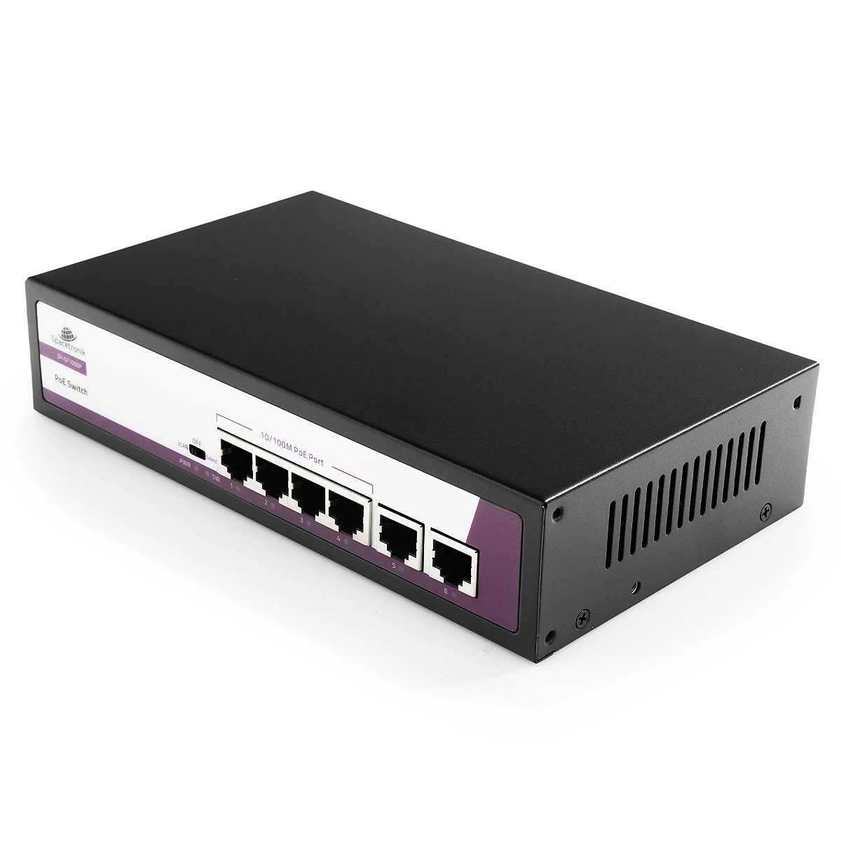 Cudy SP-SF1006P POE Ethernet Switch 6 portů, 100 Mb/s, 2xUplink