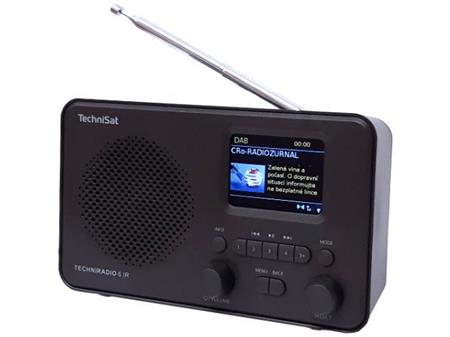 Digitální rádio TechniSat TECHNIRADIO 6 IR, černá, rozbaleno