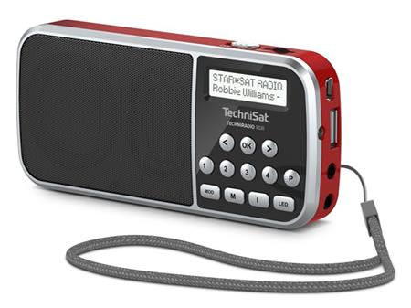 Digitální rádio TechniSat TechniRadio RDR, červené