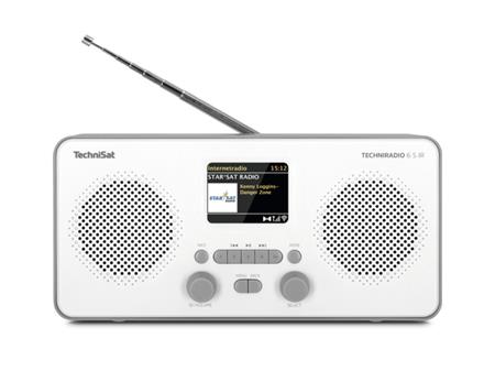Digitální rádio TechniSat TECHNIRADIO S 6 IR, bílošedé
