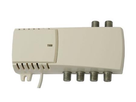 Domovní zesilovač TERRA - MA056T, 35dB, 2x vstup UHF, 1x DAB, 1x FM