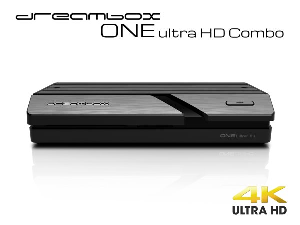 Dreambox One Ultra HD Combo DVB-S2X + DVB-T2/C 4K E2 Linux Dual Wifi H.265