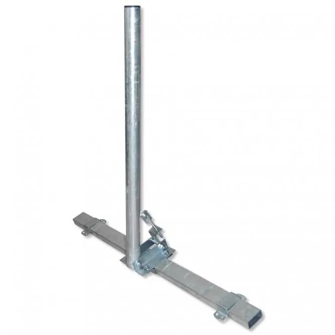 Držák mezi krovy stavitelný se stožárem 1m, žárový zinek