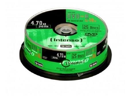 DVD+R média pro vypalování Intenso 4,7 GB, pack 10 ks spindle
