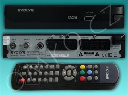 Evolve DT-1205 Star (2x SCART, USB, 3x hra, CZ) černý