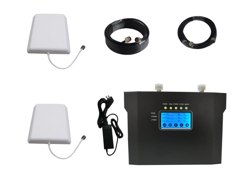 EXELENTO GSM/LTE zesilovač/opakovač signálu GSM+5G LTE set, 3 pásma, 360 mW