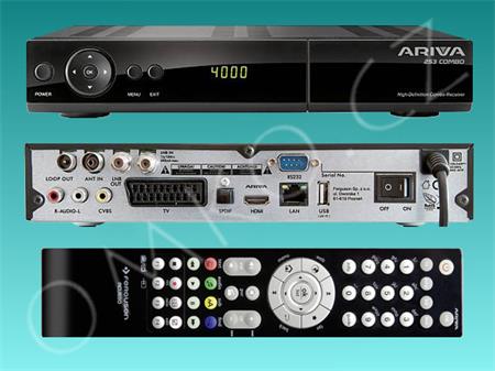Ferguson Ariva 253 Combo, DVB-S2, DVB-T, DVB-C, černá