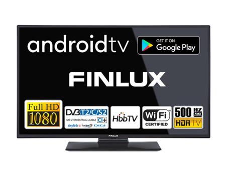 Finlux 40FFG5670, 101 cm, Full HD, Android Smart TV, HbbTV, Netflix, černý