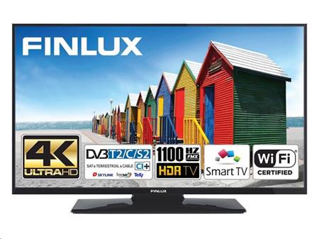 Finlux 55FUF7161, 140 cm, 4K Ultra HD, HDR, Smart TV, černý