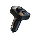 FM Transmitter Omkotech, HandsFree BLUETOOTH 5.0, 2xUSB nabíjení