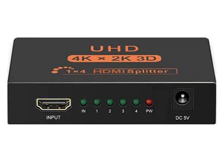 HDMI rozbočovač OmkoTech Mini 304, 4x výstup, rozlišení 4K, HDCP
