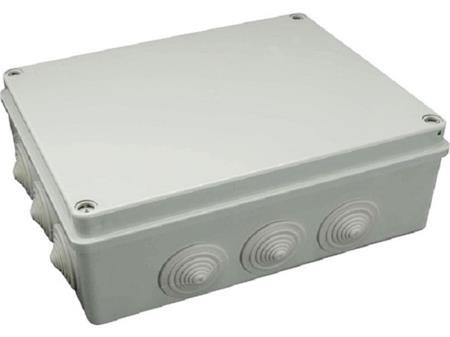 Instalační krabička Exelento K150P, 150x110x70, IP56, šedá, 10xprůchodka