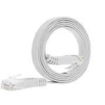 Kabel CAT 6 UTP, 2 x RJ45 (délka 5m), plochý, bílý